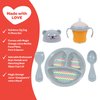 ADORA Baby Doll Accessory & Magic Feeding Set - Zig Zag Rainbow, Doll Accessories, Doll Accessory Set for Toddlers Medium