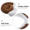 balacoo 7pcs Goat Ears Headband - Furry Sheep Ears Headband for Women Girl Makeup Headbands, Cute Goat Horns Headband for Party Supplies Winter Womens Headbands