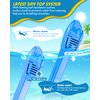 QingSong Kids Snorkel Mask Full Face, Snorkeling Set with Camera Mount, 180 Degree Panoramic View Snorkeling Gear Anti-Fog Anti-Leak