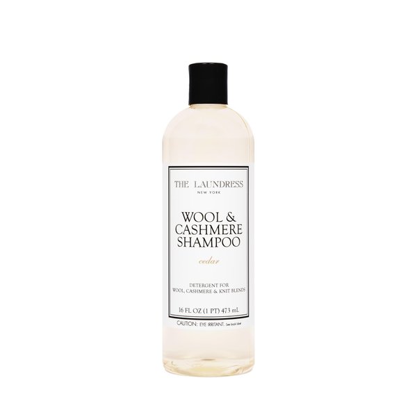 The Laundress Wool & Cashmere Shampoo, Double Concentrated, Cedar Scent, Wool Detergent, Wool Wash, Cashmere Shampoo, 16 Fl Oz