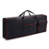 61 Key Keyboard Case,Electric Keyboard Bag Piano Gig Bag,Waterproof Keyboard Cover,600D Oxford Cloth Keyboard Carrying Case with 10mm Cotton Padded Keyboard Case Bag.40.1"x15.7"x4.7 Black+Red