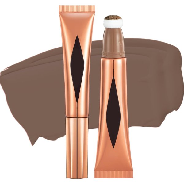Concealer Stick,Contour Stick Makeup Liquid Highlight and Contour Wand,Cream Contour Stick with Soft Cushion Applicator,Foundation Highlight Makeup Bronzer Stick for Face