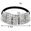 Designer Fashion Elastic Rhinestone Hairtie Ponytail Holder Headband Jewelry Accessories for Women Girls Hair Band by Hair Accessories