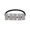 Xiwstar 4Pcs Rhinestone Hair Ties Ponytail Holder Elastic Crystal Wedding Party Hair Bands Ropes for Women Girls