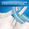 Oral-B Battery Powered CrossAction Deep Reach Manual Toothbrush, Medium, 2 count (Color May Vary)