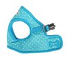 Puppia Dotty Step-in Vest Dog Harness No Pull No Choke Easy Wear Training Walking for Small Dog, Medium, Sky Blue