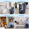 Pop Up Hamper, 1 PCS Mesh Pop Up Laundry Hamper, Premium Pop Up Laundry Basket, Mesh Laundry Basket, Pop Up Hampers for Laundry, Mesh Laundry Hamper, Foldable Popup Mesh Hamper, Travel Hamper, Blue