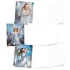 The Best Card Company - 10 Blank Religious Note Cards (4 x 5.12 Inch) - Bible and Church Angel Greetings, Assorted Bulk Cards with Envelopes - Angelicards M6490OCB