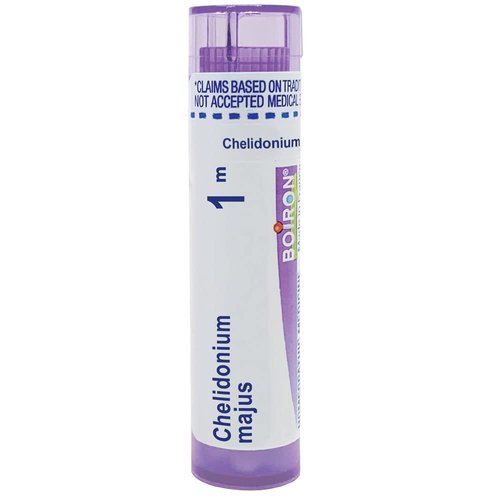 Boiron Chelidonium Majus 1M Md 80 Pellets for Nausea with Right Upper Back Pain