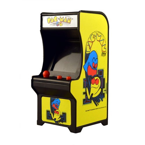 Tiny Arcade Pac-Man 3.5" Mini Retro Game - Functional Arcade Cabinet w/ Real Gameplay & Sounds - Classic Game Fits in the Palm of Your Hand (Ages 8+)