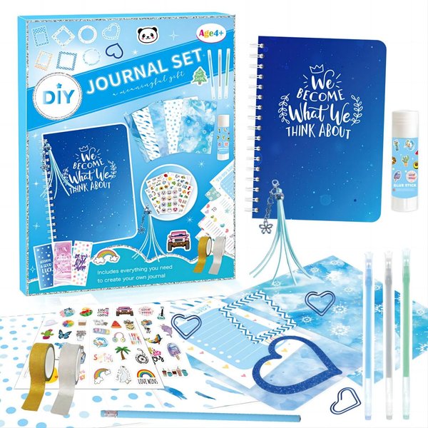 PERFECT LASER DIY Journal Kit for Girls, 6-15 Years Old Girl Birthday Gifts, Ideal Crafts Gifts,Journaling Art Kit Toy, Creativity Scrapbook Diary Supplies & Stationery Set