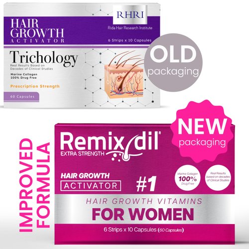 Hair Growth Vitamins for Visibly Thicker & Stronger Hair - Supplements for Hair Loss Treatment and Thinning Hair in Women