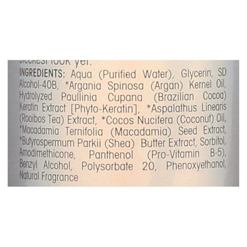 Brazilian Keratin & Argan Oil Flat Iron Styling Mist 4 fl Ounce Liquid