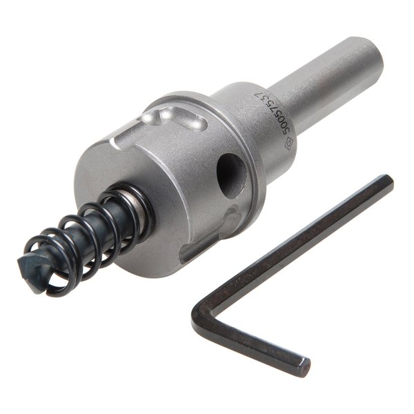 Greenlee 645-022 Hole Cutter Arbor, 2-3/8-Inch through 3-Inch, 1/2-Inch Shank