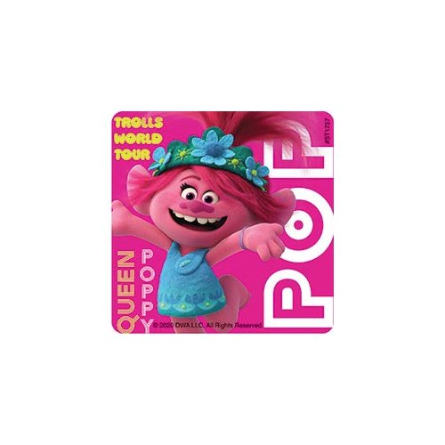 Trolls World Tour Stickers - Prizes and Giveaways - 100 per Pack