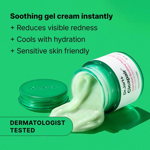 Dr.Jart+ Cicapair Cooling Gel Face Moisturizer for Redness and Sensitive Skin | Korean Skin Care, 1.69 fl oz