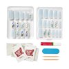 KISS Majestic Press On Nails, Nail glue included, Your Grace', Light Blue, Long Size, Coffin Shape, Includes 30 Nails, 2g glue, 2 Prep Pads, 2 of 24 Adhesive tabs, 2 manicure sticks, Mini file