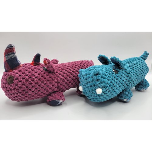 Baxter's Brothers Dog Plush Toys|Dog Stuff|Dog Squeaky Toys|Tough Dog Toys|Puppy chew Toys|Small Dog Toys|Medium Dog Toys|Chew Toys for Clean Teeth|pet Toys for Dogs|Funny Dog Toys|Pet Toys(Rhino)