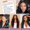 BASEMMAHER Long Lace Front Wigs Human Hair Wavy Wig for Women Middle Part Body Wave Lace Front Wigs Transparent Natural Black Lace Frontal Wigs for Girls Party Daily Use (24'' Black)