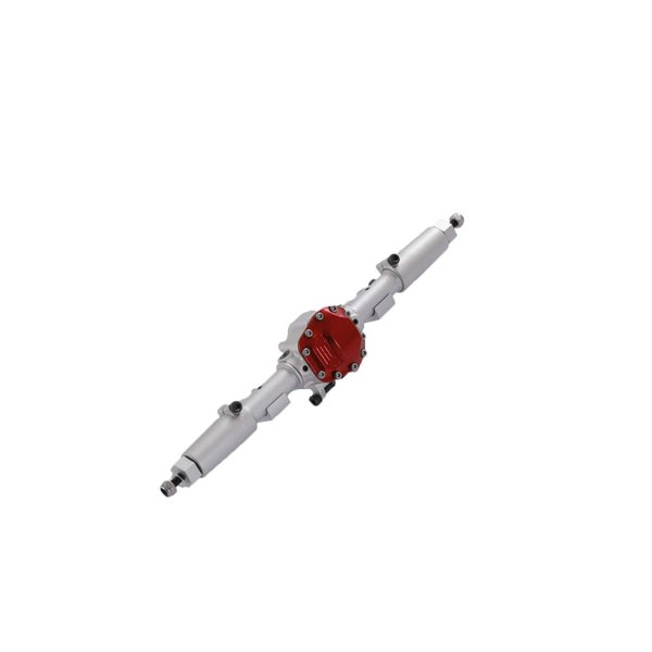 RZXYL 1:10 Aluminum Alloy Universal Front Rear Axles for Axial SCX10 II RC Crawler Truck Car Upgrades (Silver)