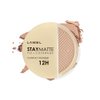 Lamel Stay Matte Compact Powder - Light Natural Coverage - Universal Neutral Undertone - Cruelty Free - Beige - N.404