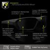 Revision Military ShadowStrike Deluxe Yellow Kit - Tan - Anti-Fog, Tactical Military Ballistic and Eye Protection Sunglasses