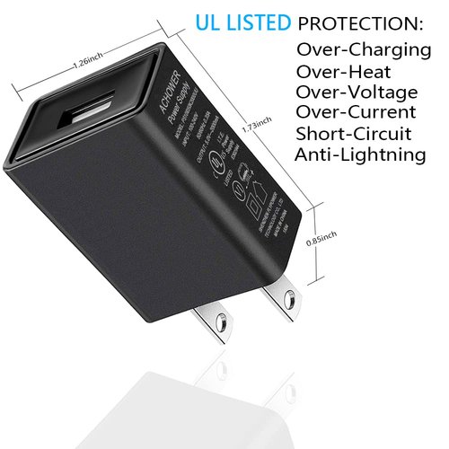 Charger Compatible for Jitterbug Smart3, Jitterbug Flip2 New Lively Smartphone Cell Phone Wall Charger with 5FT USB-C Cable [UL Listed]