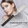 Cimenn Razor Comb Double-edge Razor Blades Manual Hair Cutting Thinning Barber Comb