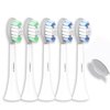 LONGFIT Electric Toothbrush Replacement Heads 5 Packs with Dupont Bristle