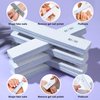 FANDAMEI 80/80 Grit Nail File, 24PCS Nail Files Kit, Double Sided Emery Boards for Nails, Professional Nail File for Natural Acrylic Nails, Rectangular Manicure Nail Files Set, Coarse Grit 80/80