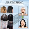 CSFDXD Instant Black Hair Dye Shampoo 3 in 1,Black Hair Shampoo Hair Color Shampoo for Gray Hair Coverage, Herbal Black Hair Dye for Men & Women Colors in 10-15 Minutes 500ml