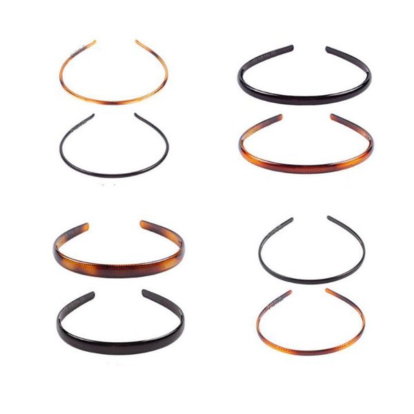Suoirblss Plastic Tooth Hair Comb Headband Hard Headbands Ribbon Hairband Women Men Hair Accessory (style03)