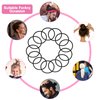 Emrlyr 3mm Black Elastic thin Hair Ties - 200 Count,Ponytail Hair Ties No Damage, Elastic Hair Ties bulk for Women Girls,Men- Perfect for Fine, Curly Hair and Sensitive Scalps (Black-200 count)