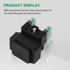 Starter Solenoid Relay for Yamaha ATV Raptor 350 660 Grizzly 350 400 450 660 Kodiak 400 450 Big Bear 250 400 Bruin 250 350 Rhino 450 660 Wolverine 350 450- YFM350 YFM400 YFM450 YFM660 TTR90 125 230