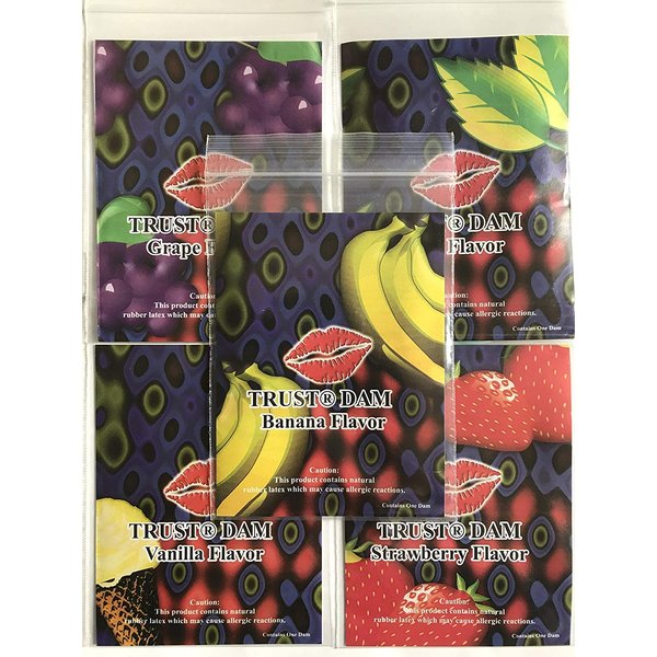 Latex Dental Dam Assorted 1 pc. ( 6 Pack )