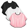 KALIONE 3 Pcs Makeup Capes for Clients Beauty Salon Makeup Bibs Shorty Smock for Clients Lightweight Comb-out Beard Apron Hair Dye Capes Hair Salon Shorty Cape for Makeup Artist Hair Beauty