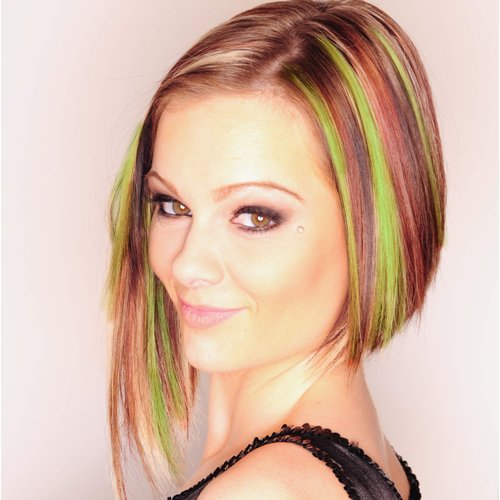 Colorme Root Touch Up Temporary Hair Mascara to color and Blend Semi Permanent Dye regrowth. Washes Out (LIME)