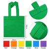 ELCOHO 30 Pieces Non-Woven Party Favor Bags 8×8 Inch Reusable Tote Bags Bulk Goodie Gift Bags Tote Treat Bags with Handles for Wedding Birthday Party