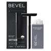 Bevel Safety Razor with Brass Weighted Handle and 10 Double Edge Safety Razor Blade Refills, Single Blade Razor for Men, Designed for Coarse Hair to Prevent Razor Bumps, Black