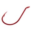 Mustad UltraPoint 92604R Octopus/Beak Fishing Hook (Pack of 25), Red, Size 1/0