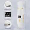 COREXPOWER Skin Scrubber face Spatula, LCD Screen Pore Scraper Pore Cleaner Blackhead Removal ultrasonic Pore Extractor - 4 Modes Skin Scrubber face Spatula espatula ultrasonica Facial Profesional