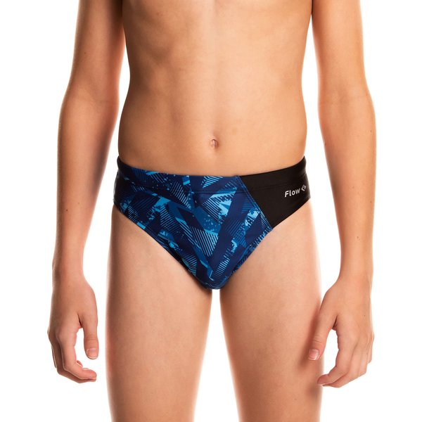 Flow Splice Swim Briefs - Boys Brief Style Swimsuit for Swimming Practice and Competition in Suit Size 21 to 32 (Ultramarine, 21)