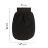 Exfoliating Body Scrub Gloves (3 Pcs) Exfoliating Mitt, Dead Skin Remover For Body, Korean Exfoliating Mitt, Body Scrubbers Black 15x22x0.5 cm