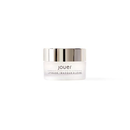Jouer Mint Overnight Lip Masque – Moisturizing Lip Treatment - Lip Mask Formulated with Maxi Lip for Plumper Lips and Visual Fullness - Shea Butter for Hydration