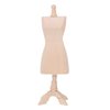 Doll Dress Form, Miniature Dress Form Mannequin Dollhouse Cloth Gown Display Support Holder Doll Clothes Mannequin Model Stand for Dollhouse Decoration