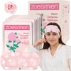 16 Packs Steam Eye Masks for Dry Eyes, Spa Self Heated for Headaches, Relief Eye Fatigue Stress Migraine, Disposable Warm Eye Compress, Best Gift, Rose