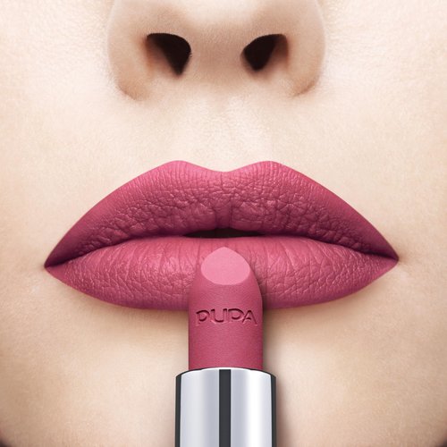 Pupa Milano I'M Matt Pure Color Lipstick - Velvety and Matt Lip Color - For Extraordinary Performance - Rich And Creamy Texture - 031 Magenta Rose - 0.123 Oz