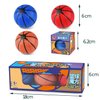Creative Puzzle Cube Basketball Shape Puzzle Cube Little Treasure Cube Basketball Shaped Kids Puzzle Cube Sensory Fidgeting Puzzle Cube for Stress Relief Brain Development (Blue-RED-Orange)