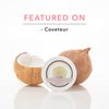 100% PURE Coconut Whipped Body Butter, Body Lotion for Dry Skin, Made with Shea Butter, Cocoa Butter, Moisturizing Body Cream, Natural Lotion - 3.4 oz