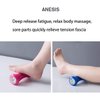 AINAAN Foot Massage Roller for Relief Plantar Fasciitis and Reflexology Massage for Deep Tissue Acupresssure Recovery for Relax Foot Back Leg Hand Tight Muscle（Dark Blue）